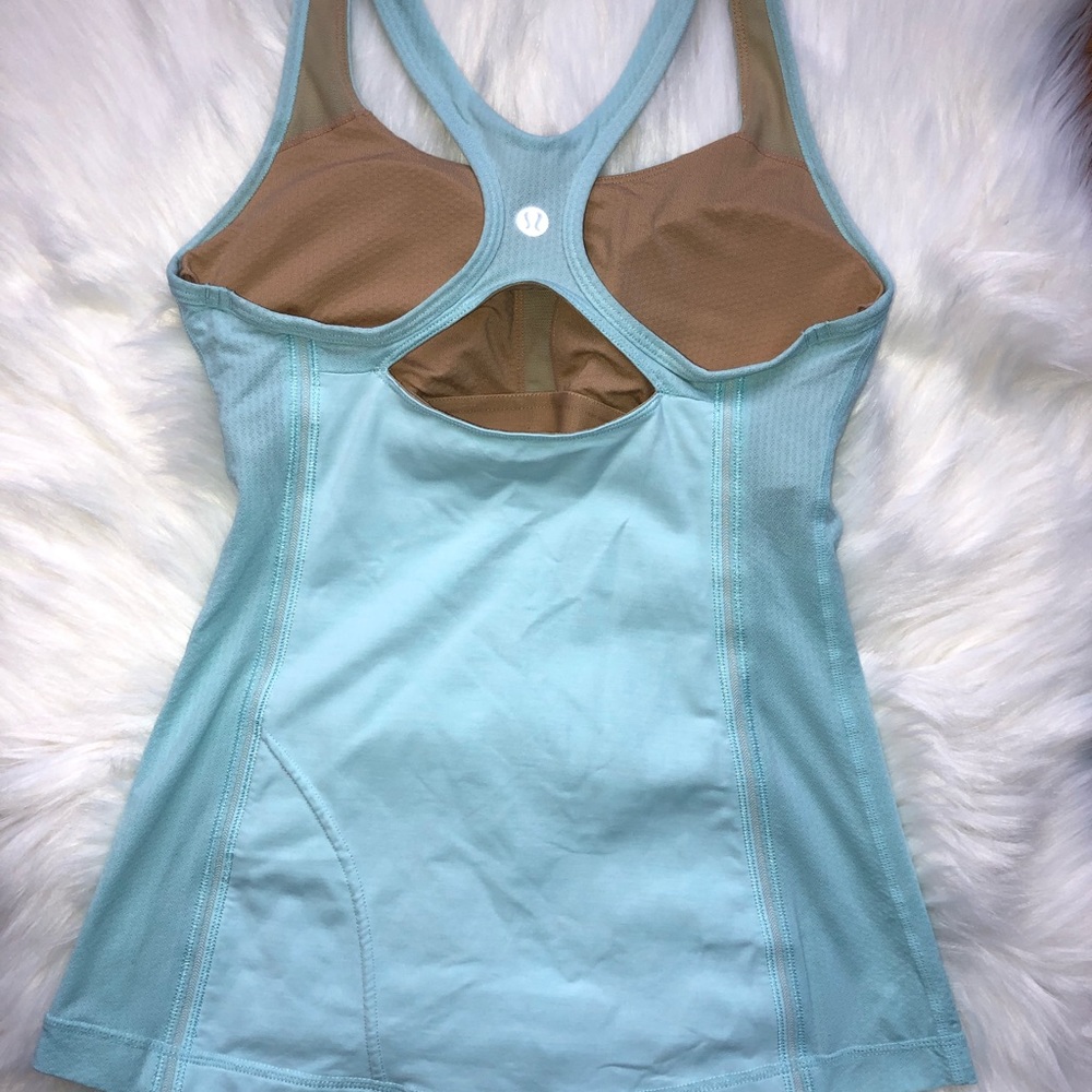 Lululemon Athletica Racerback blue top
